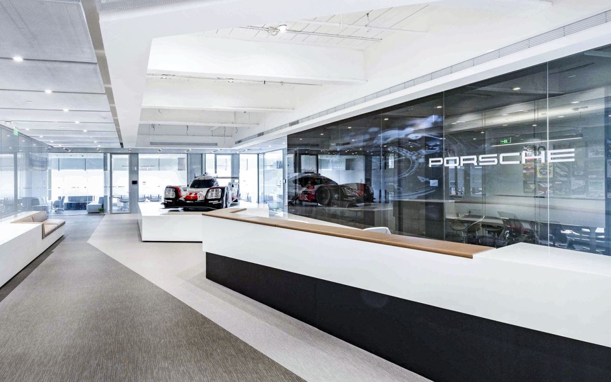 Für das Design des Porsche HQ in Shanghai erhielt anySCALE den Red Dot Award (Foto: anySCALE)