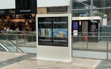 Millenium Mall in Wien mit neuem Digital Signage Netzwerk (Foto: Dynascan)