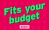 Fits your budget – Die DooH-Branche wirbt derzeit im eigenen Medium für sich (Foto: DMI)