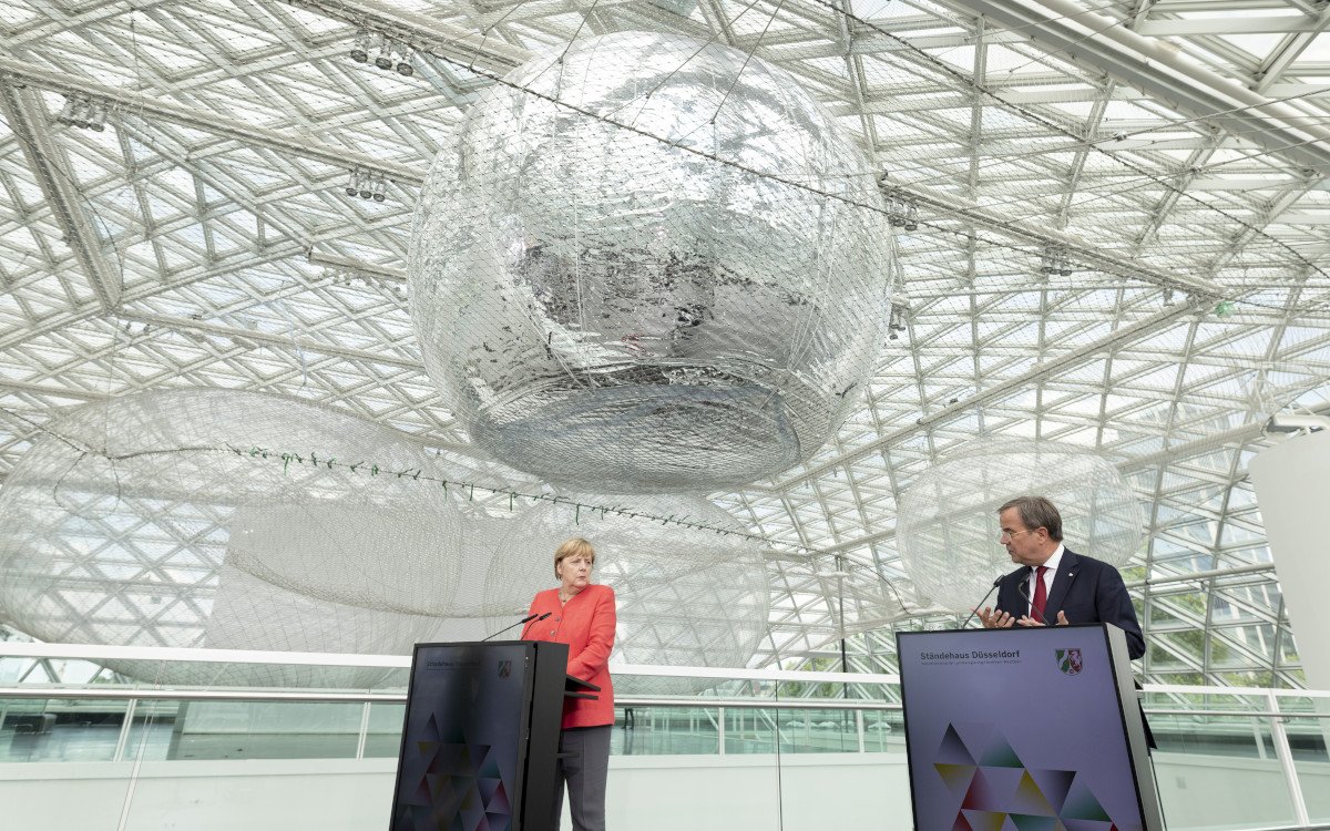 Bundeskanzlerin Merkel zu Besuch in NRW (Foto: Land NRW / Ralph Sondermann)