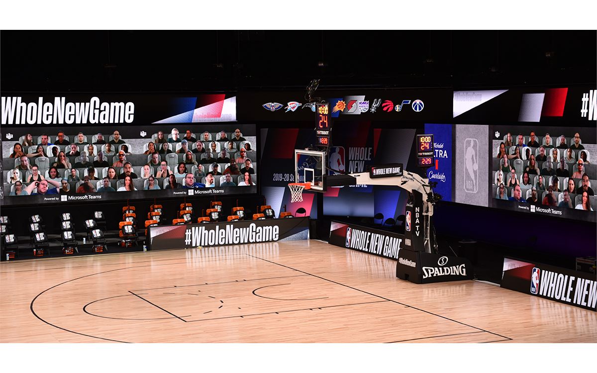 Microsoft und die NBA bringen Fans digital zu den Spielen der Saison 2019/2020 (Foto: NBA/Microsoft)