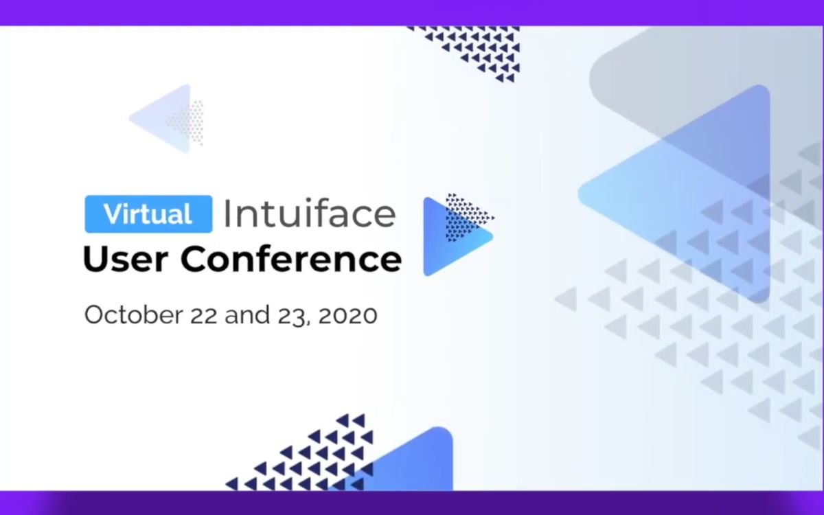 Die jährliche Intuiface USer Conference findet in diesem jahr am 22. und 23. Oktober virtuell statt, die Teilnahme ist kostenlos (Foto: Intuiface)