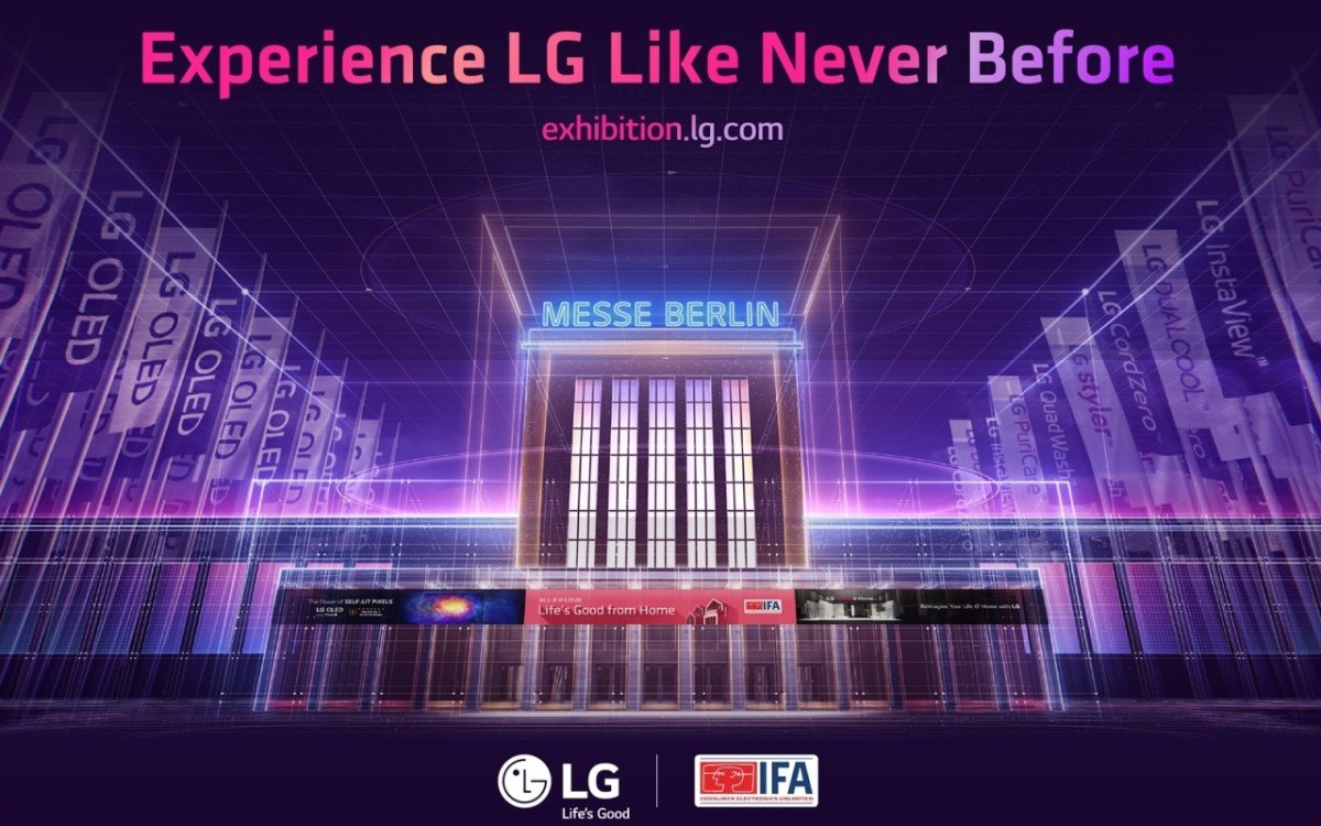 LG launcht zur IFA 2020 einen virtuellen Messestand, der bereits vorab eröffnet wurde (Foto: LG Electronics)