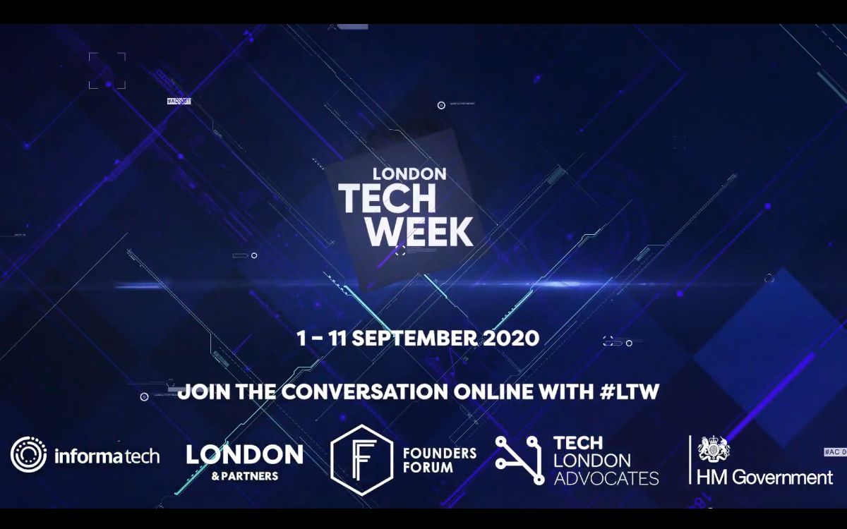 Die London Tech Week beleuchtet in diesem Jahr das wachsende Potenzial technologischer Innovation, ob im Kampf gegen Corona, für eine bessere Umwelt oder im Office von Morgen (Foto: Screenshot)