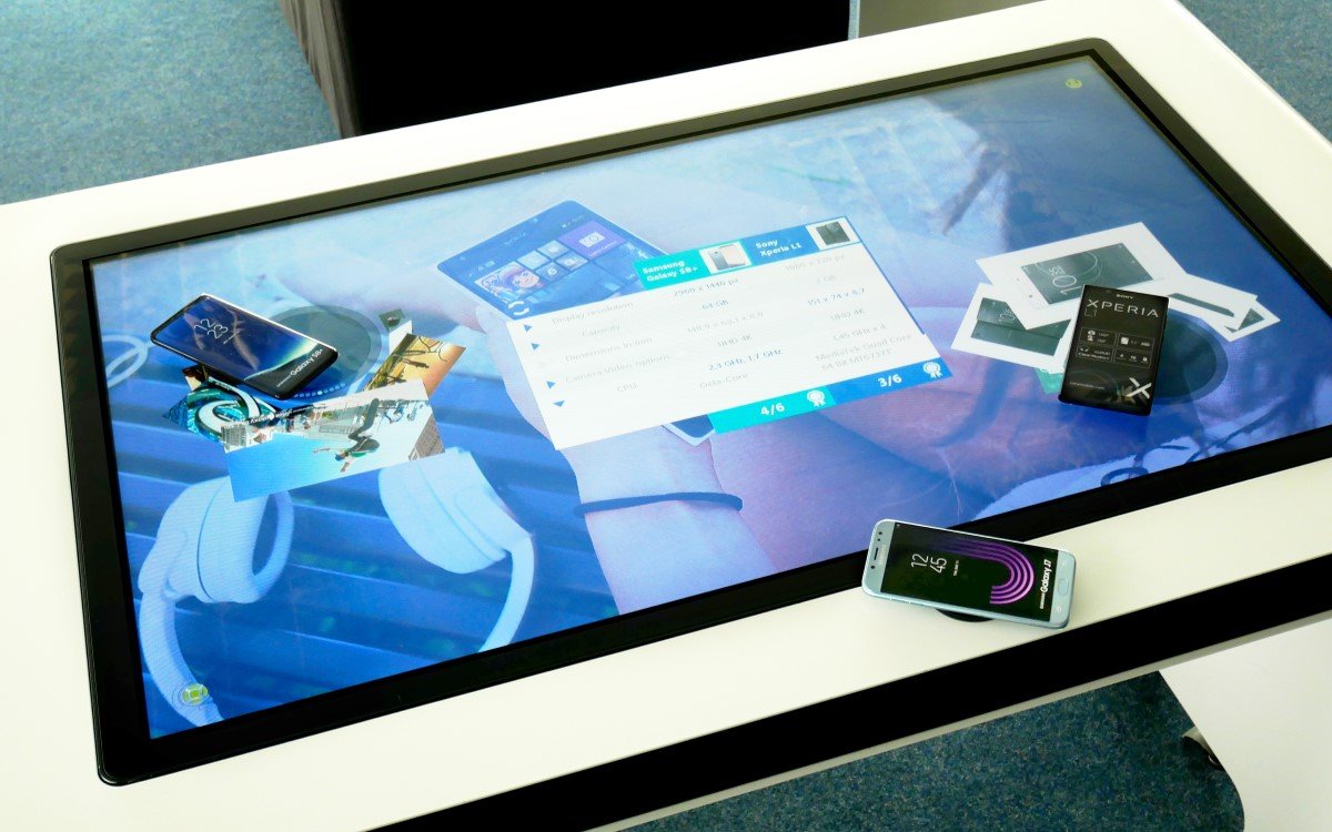 Touchscreen mit Objekterkennung können mit dem App Plattform-Update aus der Cloud gesteuert werdet (Foto: Eyefactive)