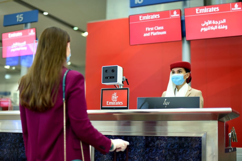 Biometrie trifft Digital Signage - Emirates in Dubai (Foto: Emirates)