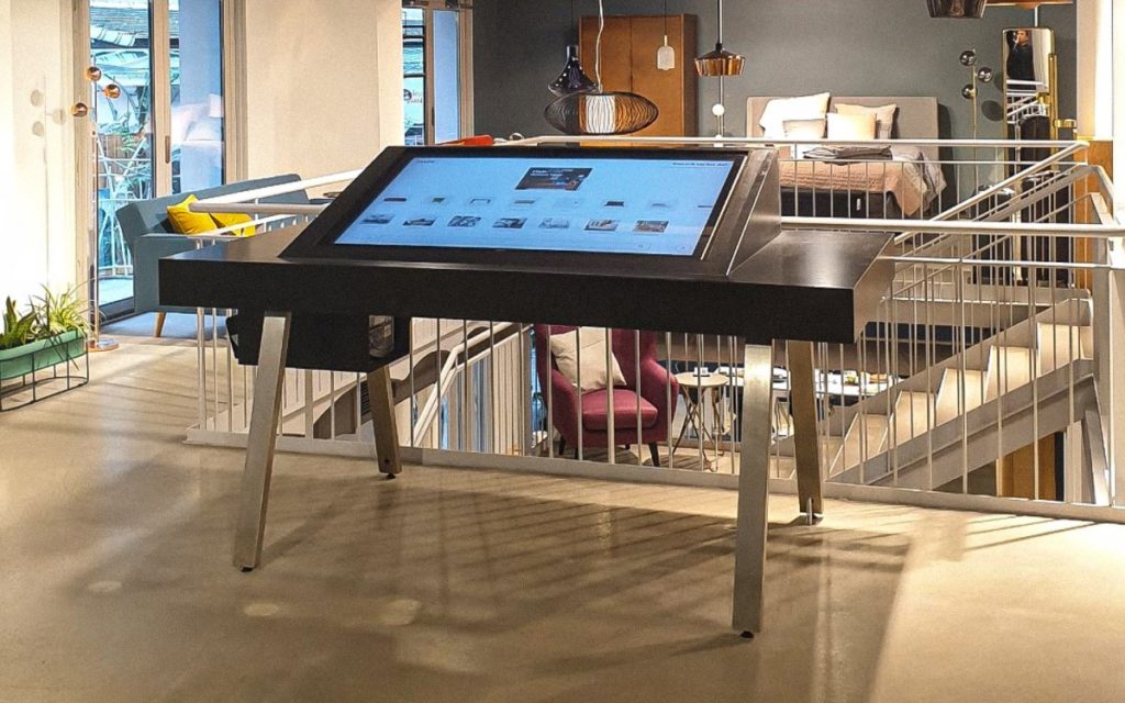InStore-Award Gewinner: Design Digital-Tables mit 4K-Touchscreen von Beaver Trison und Asus für MADE+ (Foto: Beaver Trison)