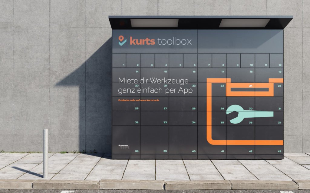 Kurts Toolbox - Kontaktlos Werkzeug mieten (Foto: Kurts Toolbox)