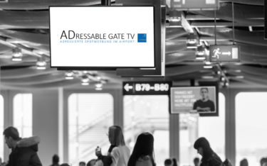 Goldbach startet „Adressable Gate TV“ zur programmatischen Ansteuerung von Flughafen DooH auf Basis von Echtzeit-Flugdaten (Foto: Goldbach)