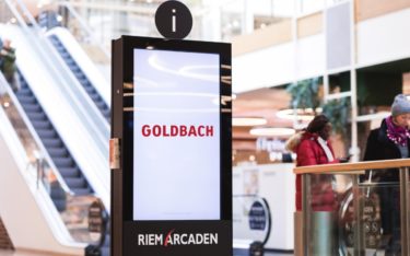 DooH von Goldbach in den Riem Arcaden in München (Foto: Goldbach)