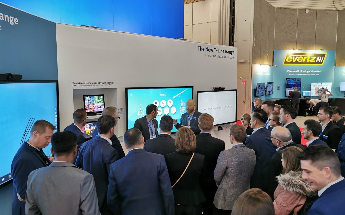 Philips Professional Display Solutions auf der ISE 2020 in Amsterdam (Foto: PPDS)