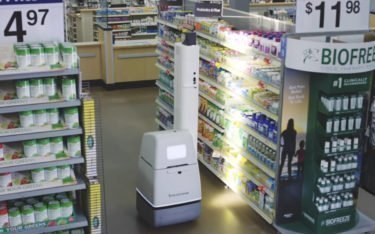 Rund 500 der Roboter von Bossa Nova prüften bisher das Inventar bei Walmart in den USA – künftig macht das wieder der Mensch (Foto: Screenshot)