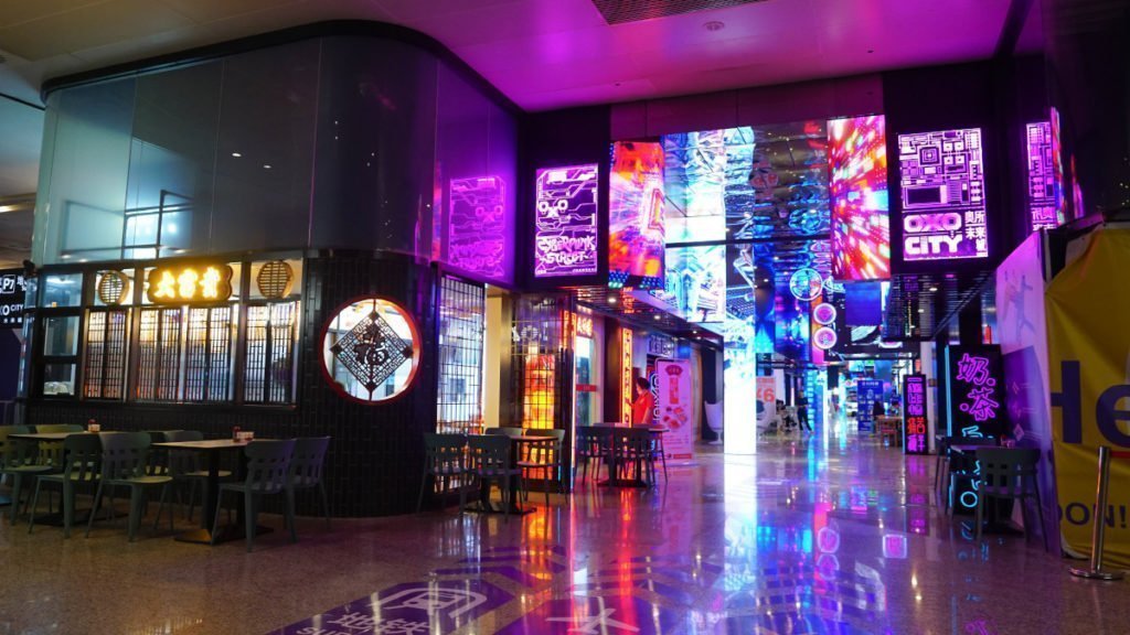 Shanghai Aiport Mall 1800 qm LED (Foto: Absen)
