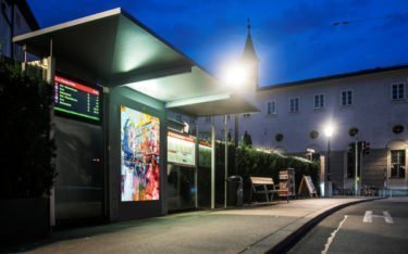Digitale Citylights von Epadmedia in Salzburg (Foto: Epamedia)