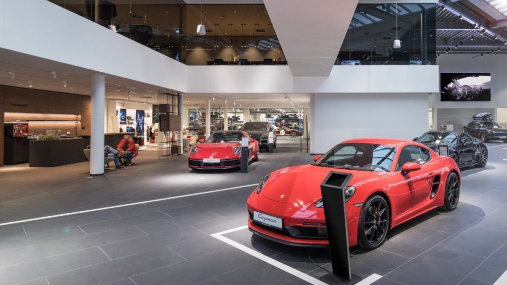 Das Retail-Konzept „Destination Porsche“ (Foto: Porsche AG)