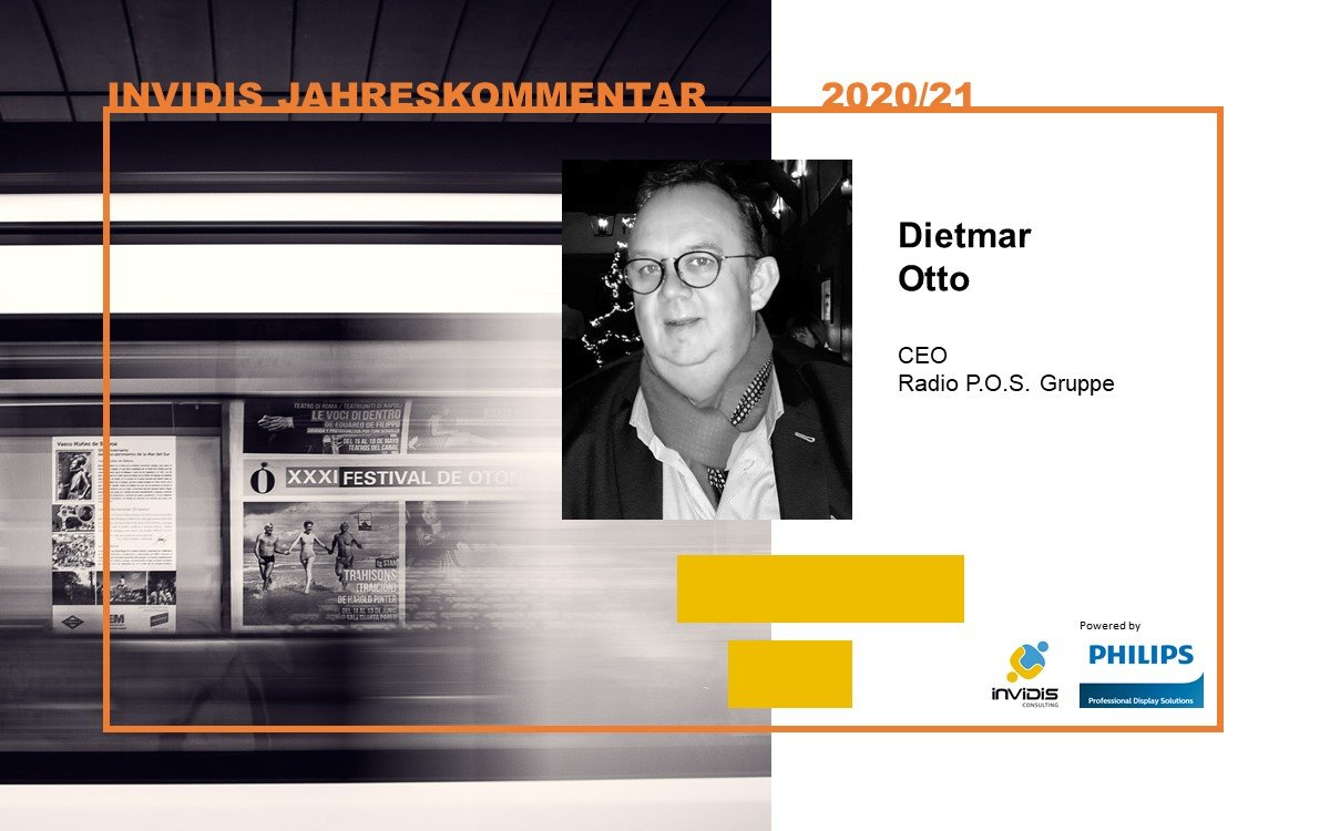 Dietmar Otto, CEO der Radio P.O.S. Gruppe, im invidis Jahreskommentar 2020|2021 (Foto: Radio P.O.S.)