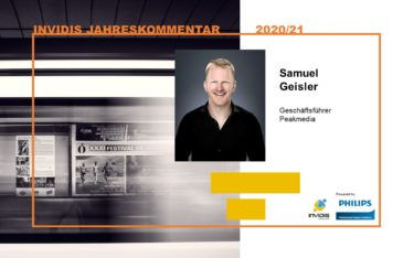 Peakmedia-Geschäftsführer Samuel Geisler im invidis Jahreskommentar 2020|2021 (Foto: Peakmedia)