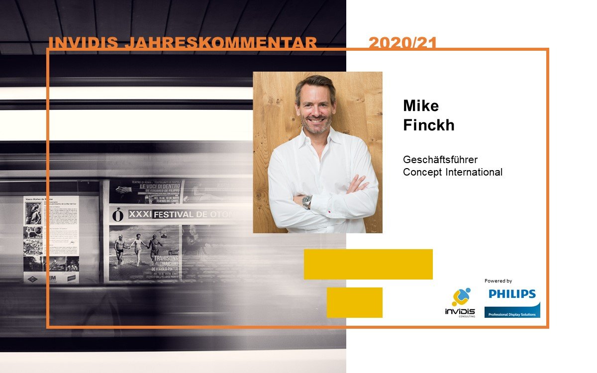 Mike Finckh, Geschäftsführer von Concept International, im invidis Jahreskommentar 2020|2021 (Foto: Concept International)