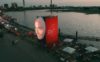 Faces of Düsseldorf: Eine Kunstinstallation zeigt die Vielfalt der Stadt (Foto: Vodafone)