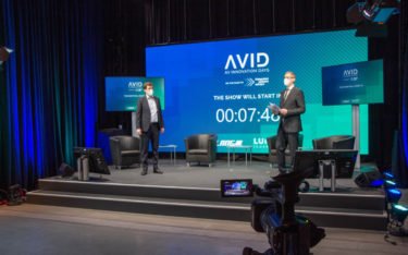 Countdown zur nächsten Sendung - live von der AVID 2021 (Foto: Lang AG)