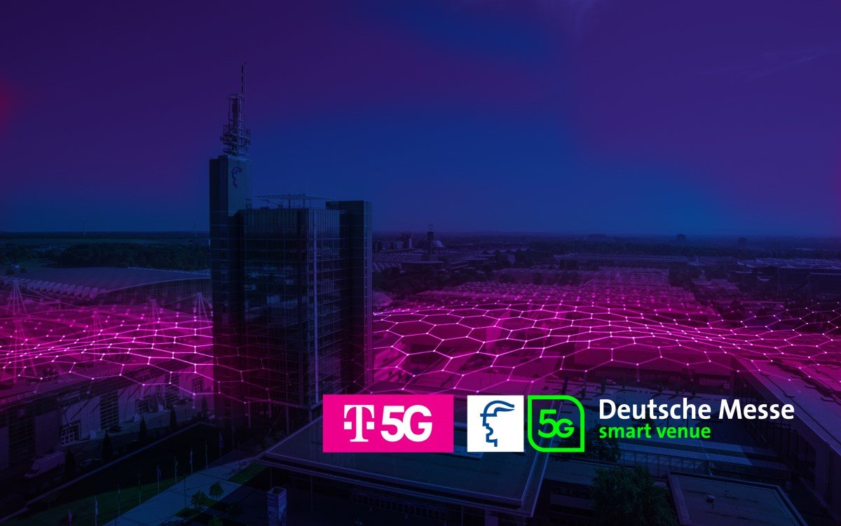 Die Deutsche Messe AG und Telekom schaffen in Hannover das größte 5G-Messegelände Europas (Foto: Telekom/Deutsche Messe AG)