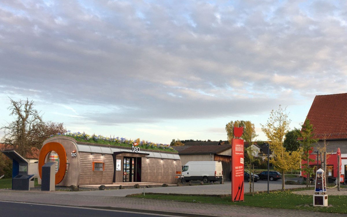 So soll er aussehen: Der Teo Mini-Store von Tegut am Treffpunkt VIA REGIA in Rasdorf (Foto: Tegut)