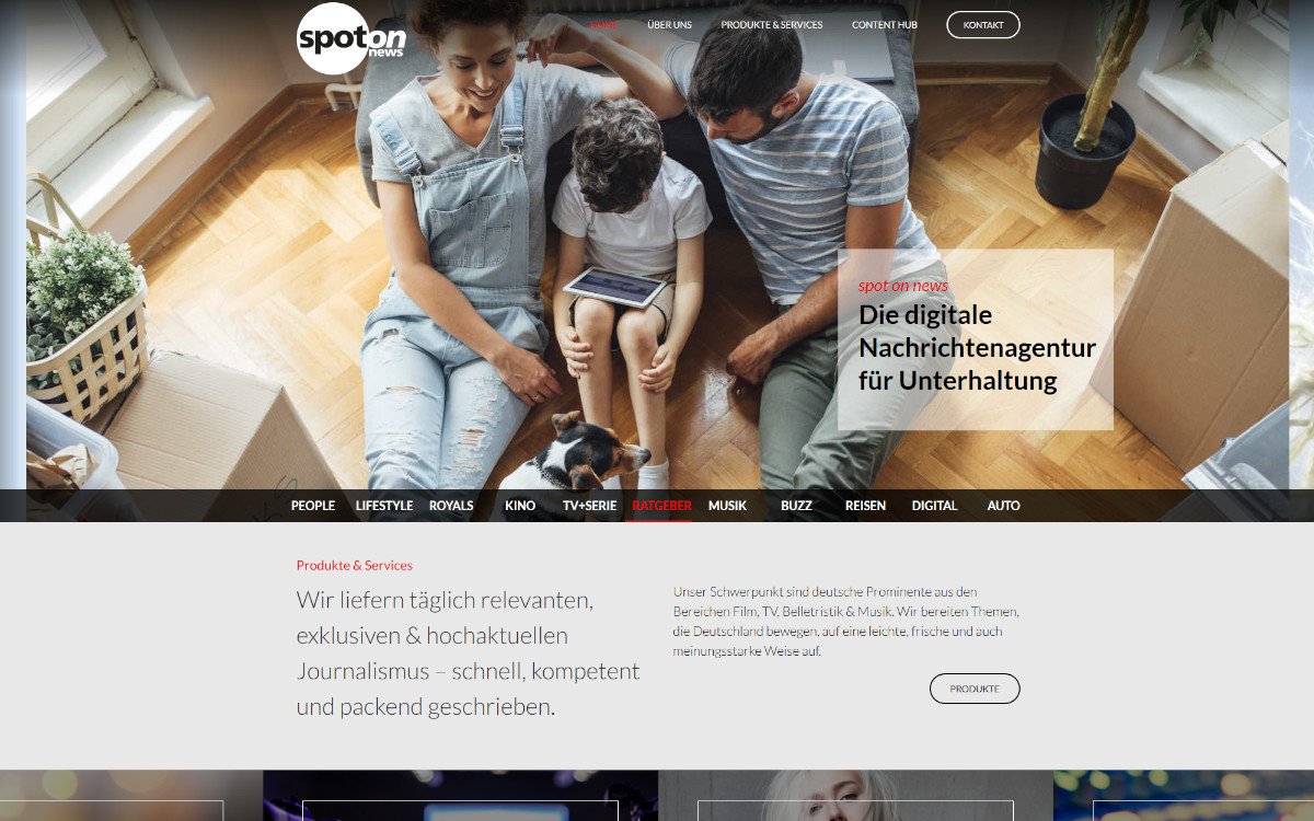 Spot On integriert seine Tochter Airmotion Media und steigt ins DooH-Business ein (Foto: Screenshot Spot On Webseite)