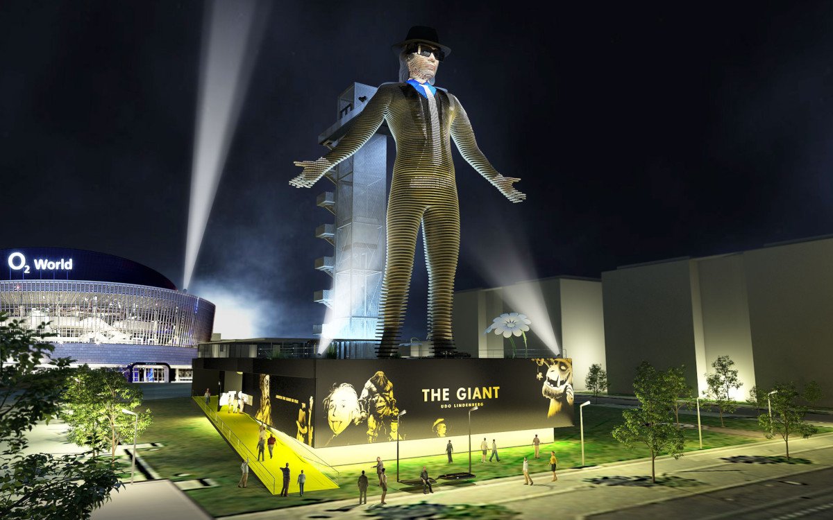 The Giant - die höchste bewegliche LED-Statue der Welt (Foto: TGC)