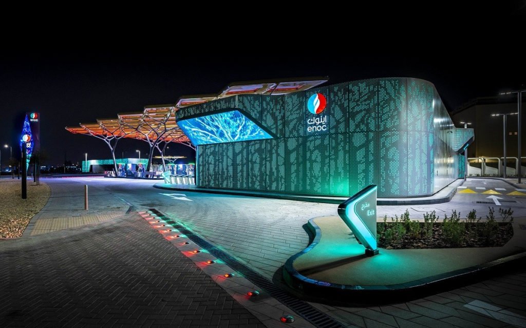 ENOC Tankstelle der Zukunft in Dubai (Foto: ENOC)