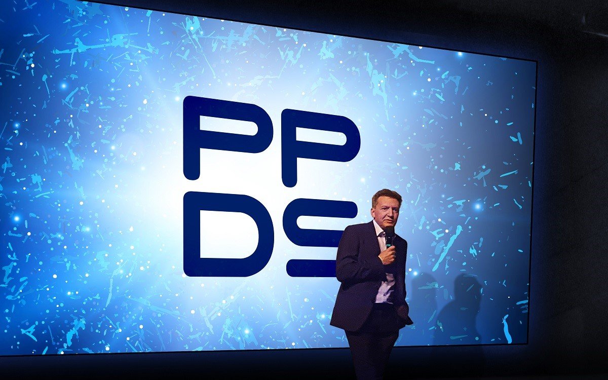 Chris Colpaert, General Manager PPDS, bei der Präsentation des neuen Brandings (Foto: PPDS)