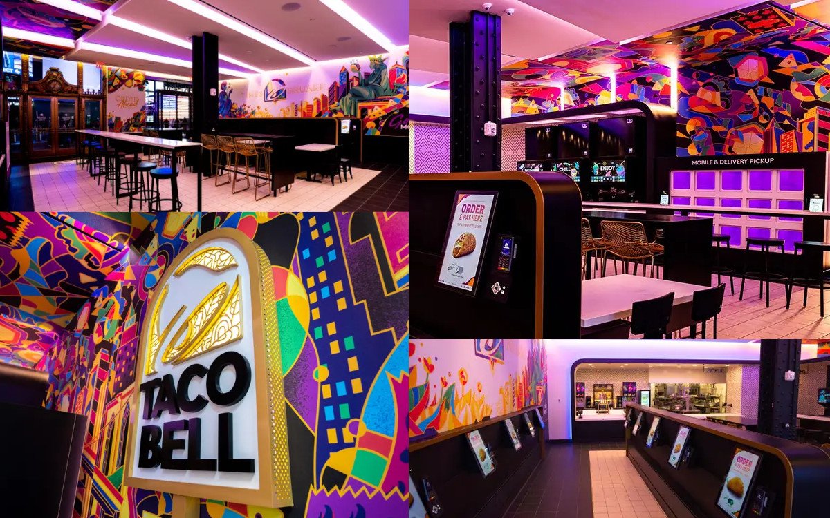 Impressionen aus dem neuen Taco Bell am Times Square (Foto: Taco Bell)