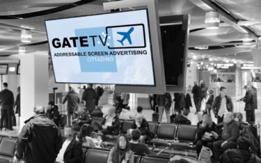 Gate TV Addressable DooH am Airport (Foto: Cittadino)