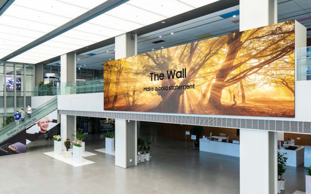 Samsung präsentiert The Wall 2021 (Bild: Samsung)
