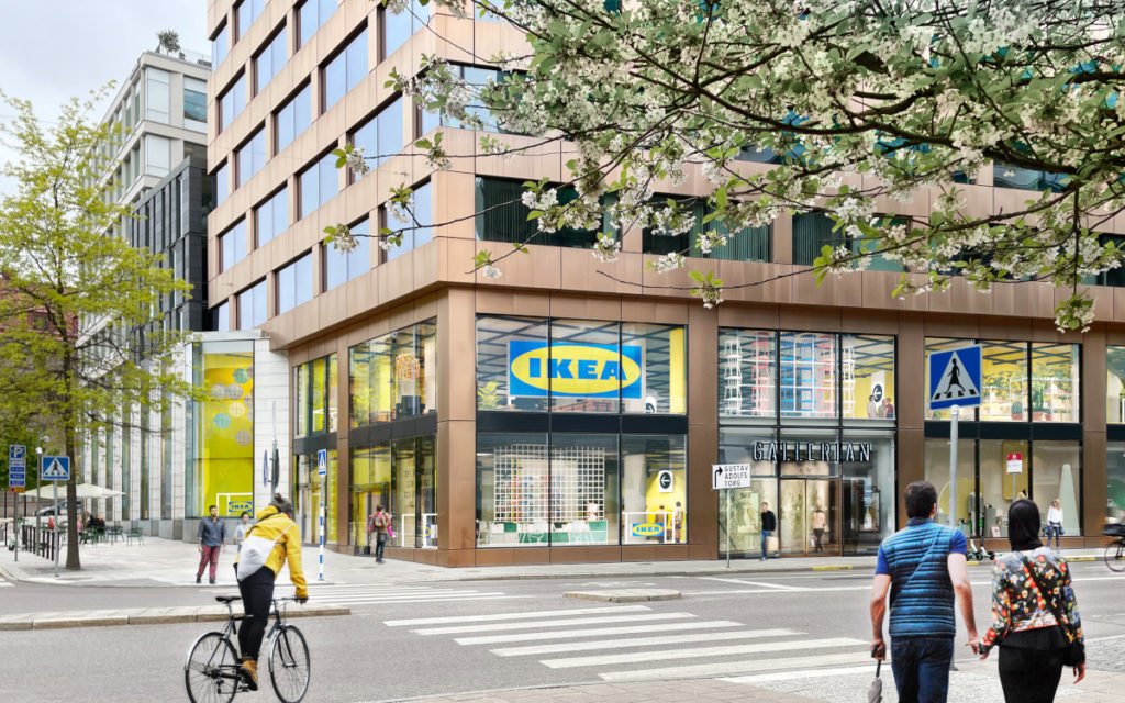 Neues Ikea Stadthaus-Konzept in Stockholm (Foto: BSK Arkitekter)