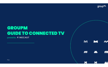 Den Leitfaden zu Connected TV stellt GroupM kostenlos zur Verfügung. (Bild: GroupM)