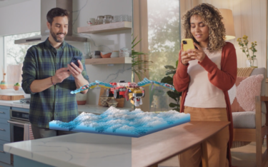Snapchat erweitert die AR-Optionen für Unternehmen – dies nutzt beispielsweise Lego. (Bild: Snapchat)