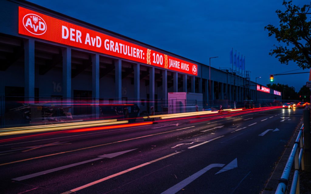 AVUS LED-Wall in Berlin (Foto: Verner & Friends)