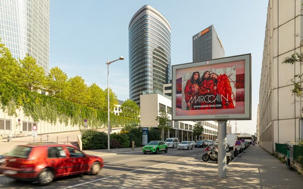 MarcCain Kampagne in Wien (Foto: Gewista)