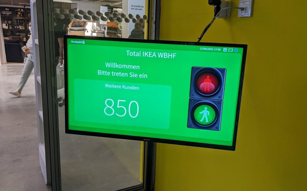 Pandemie-Lösung bei Ikea in Wien (Foto: invidis)