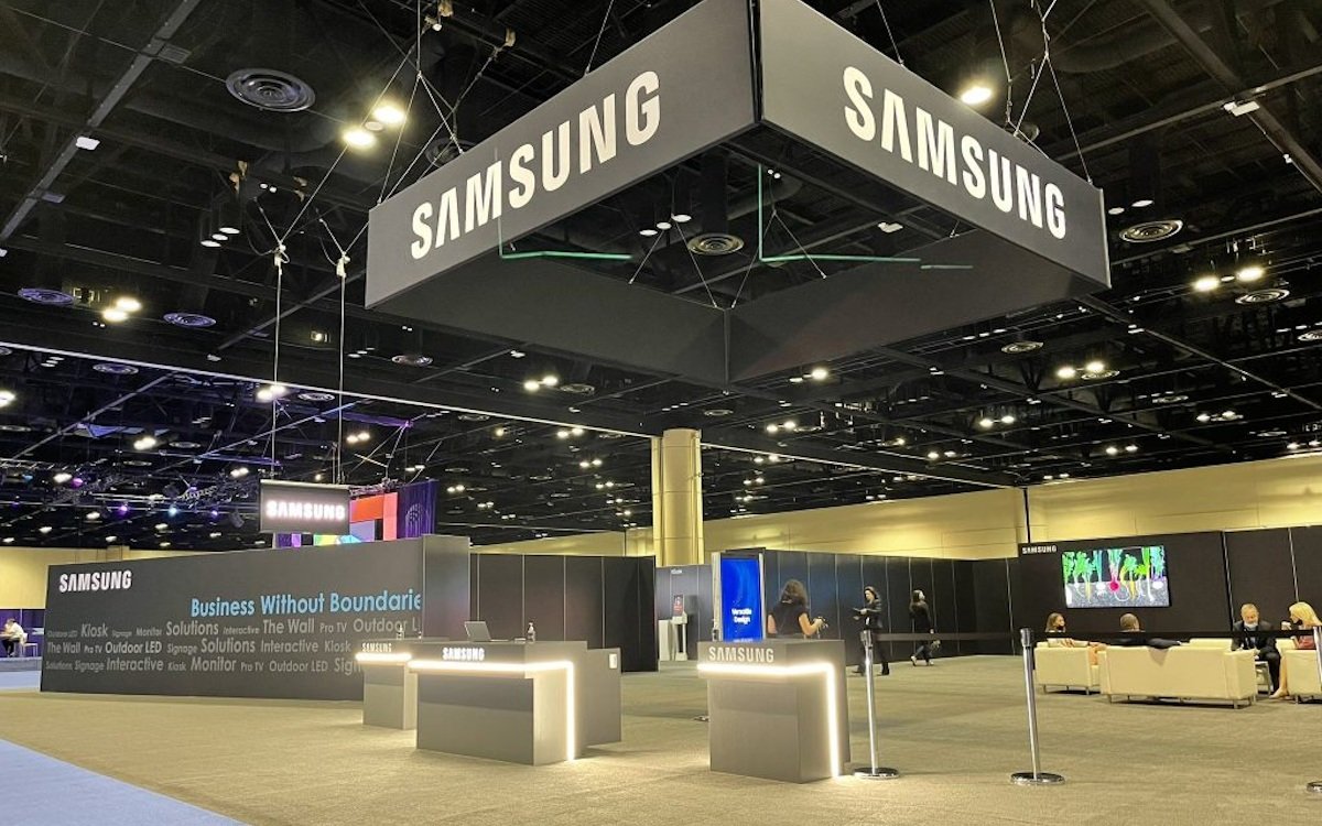 Samsung Stand auf der Infocomm21 (Foto: via Sixteen-Nine)