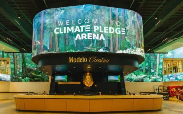 Insgesamt werden in und um die Climate Pledge Arena 224 LED-Displays installiert. (Foto: Daktronics)