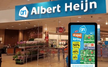 Supermärkte wie Albert Heijn setzen bei Retail Media auf Broadsign. (Foto: Broadsign)