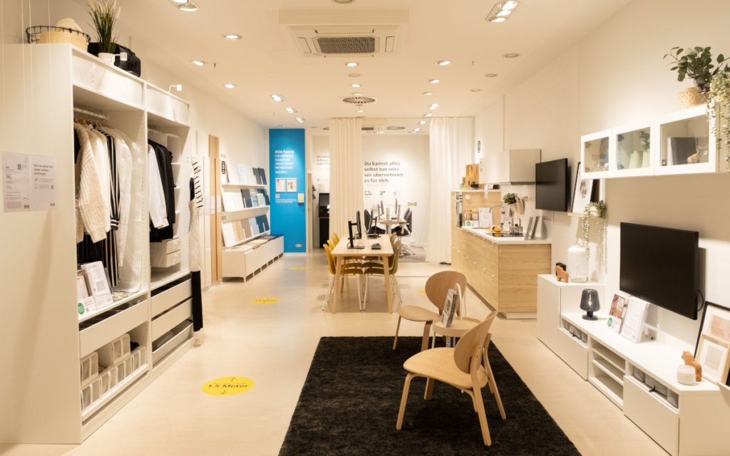 Die Ausstellungs- und Verkaufsfläche der Ikea Pop-up-Stores ist kompakt. (Foto: Inter IKEA Systems B.V.)