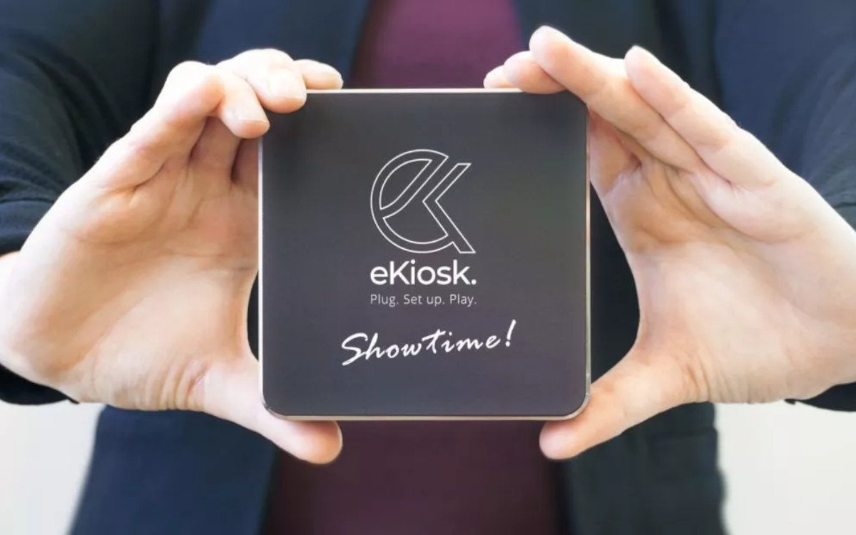 Der neue Showtime Mediaplayer von eKiosk verfügt über einen eigenen App-Store für Software von Drittanbietern. (Foto: eKiosk)