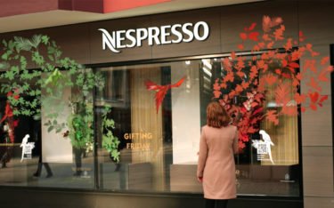 Nespresso AR-Weihnachtskampagne (Foto: Liganova)