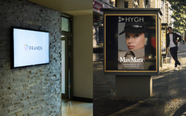 Zwei Geschäftsmodelle, zwei Erfolgsgeschichten: Screens von Framen und von Hygh. (Foto links: Framen; Foto rechts: Hygh)