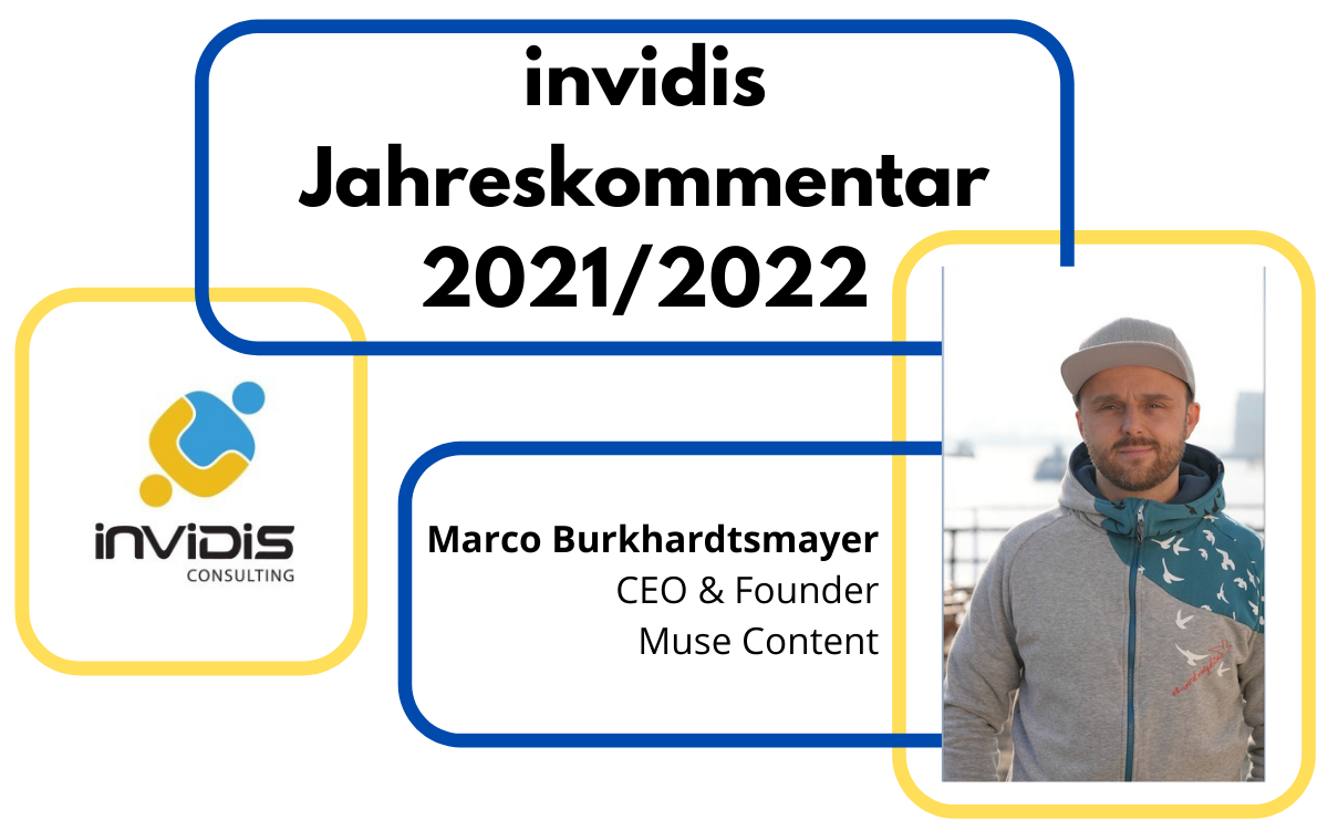 Marco Burkhardtsmayer, CEO und Gründer von Muse Content, im invidis Jahreskomentar 2021/2022 (Foto: MuSe Content)