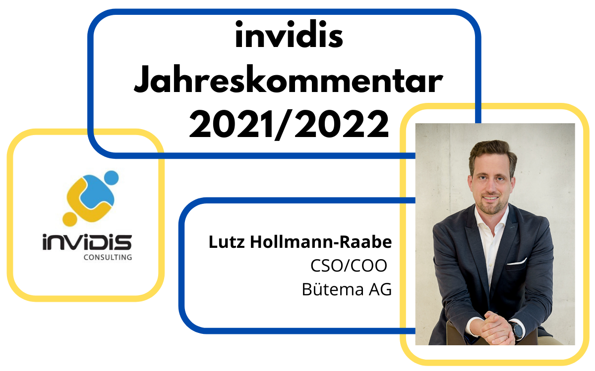 Lutz Hollmann-Raabe, CSO/COO bei der Bütema AG, im invidis Jahreskommentar 2021/2022 (Foto: Bütema AG)