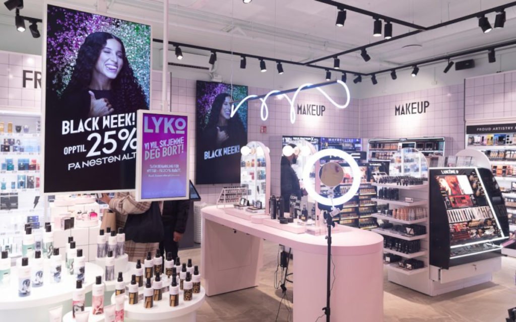 Digitalisierter Lyko-Flagship-Store in Oslo (Foto: Visual Art)