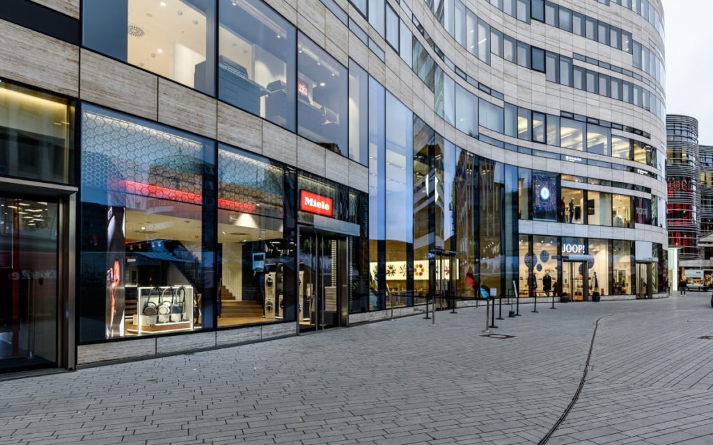Der neue Marken-Store von Miele in Düsseldorf (Foto: Miele)